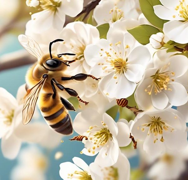 bees and bradford pear