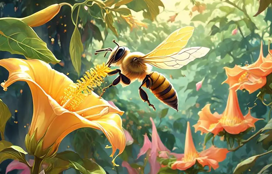 bees and brugmansia relationship