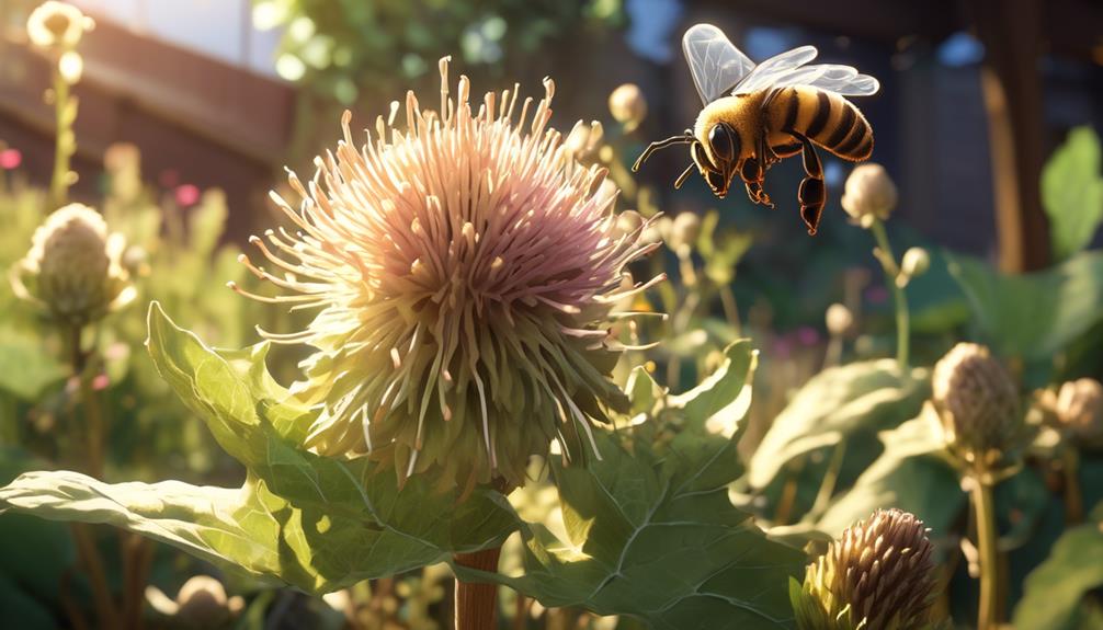 bees and burdock relationship