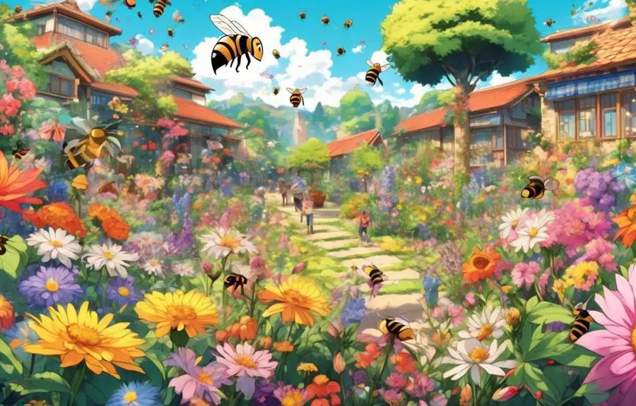 bees and flower relationships