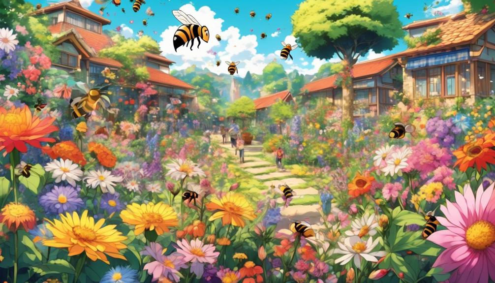 bees and flower relationships