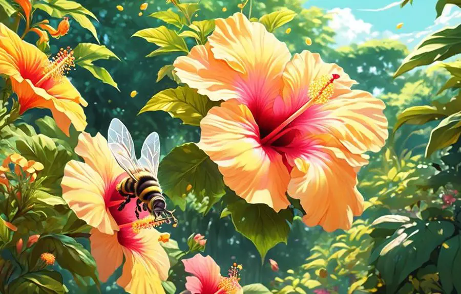 bees and hibiscus relationship