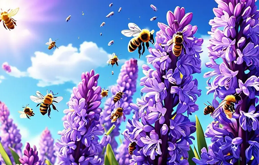 bees and hyacinths relationship