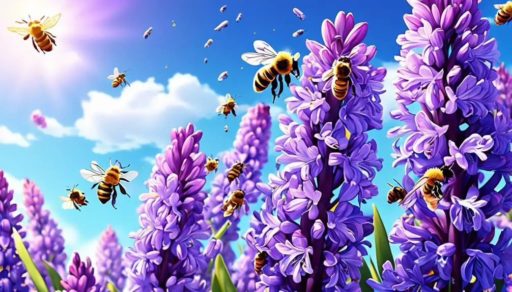 bees and hyacinths relationship