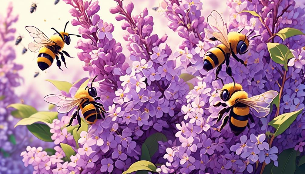 bees and lilacs thrive