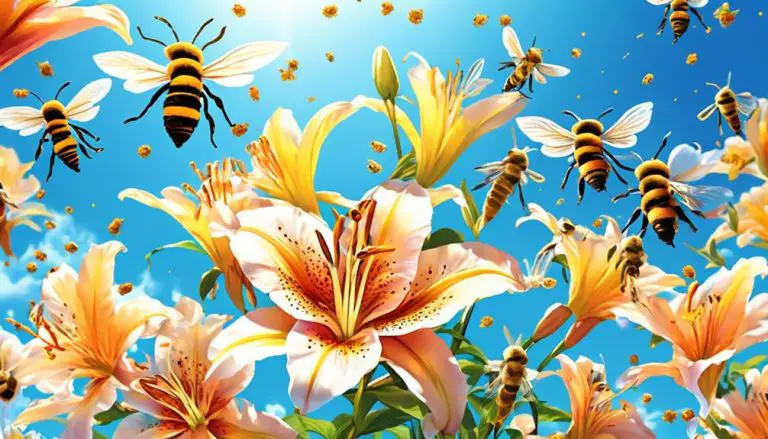 bees and lilies relationship