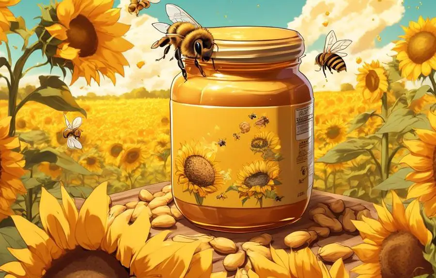 bees and peanut butter