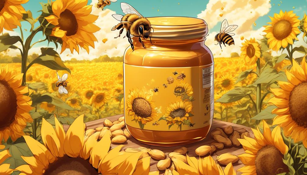 bees and peanut butter