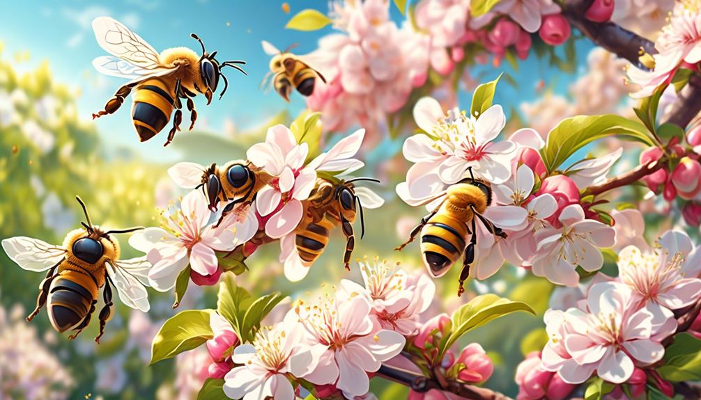 bees and pollination patterns