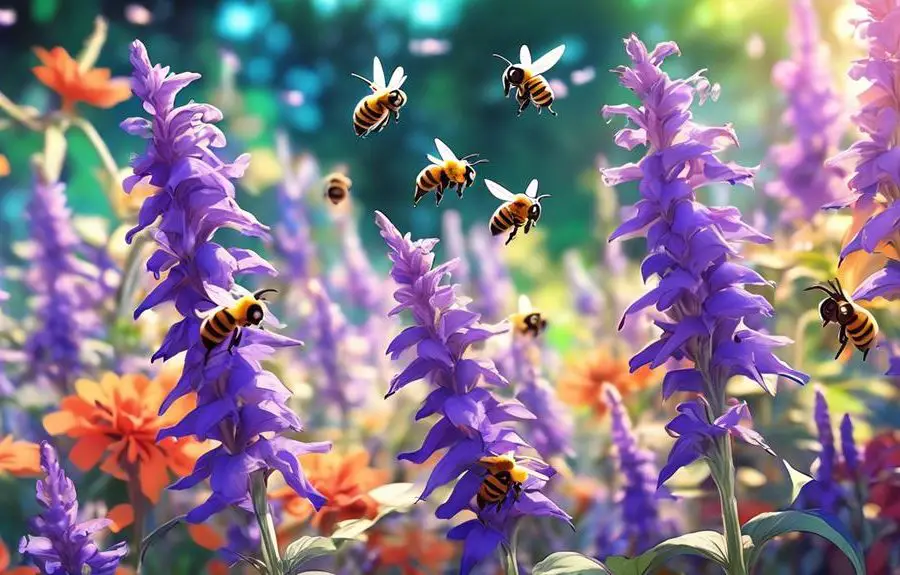 bees and salvia relationship