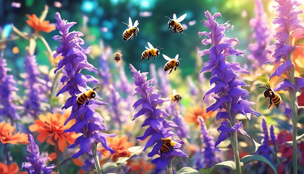 bees and salvia relationship