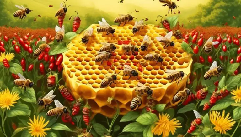 bees and spicy honey