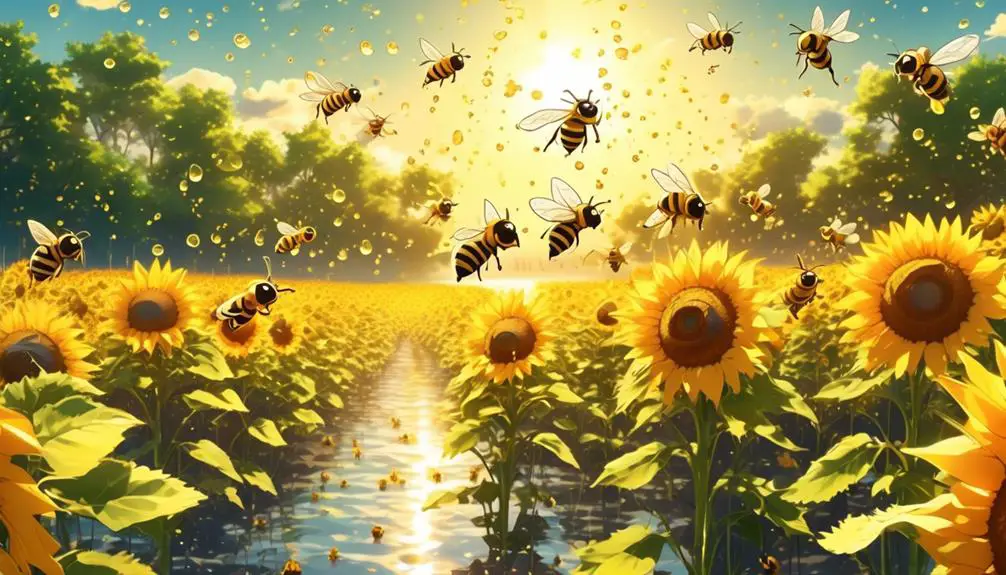 bees and summer heat