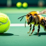 bees and tennis ball