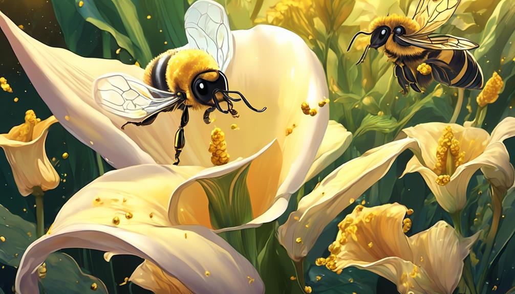 bees and their favorite flowers
