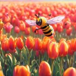 bees and tulips relationship