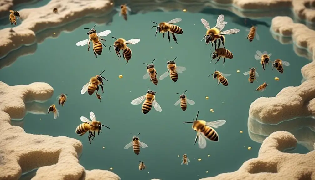 bees and water interaction