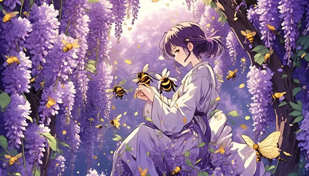 bees and wisteria partnership