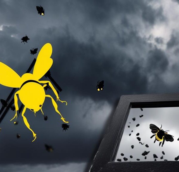 bees as an omen