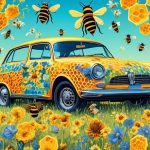 bees attracted to vehicles