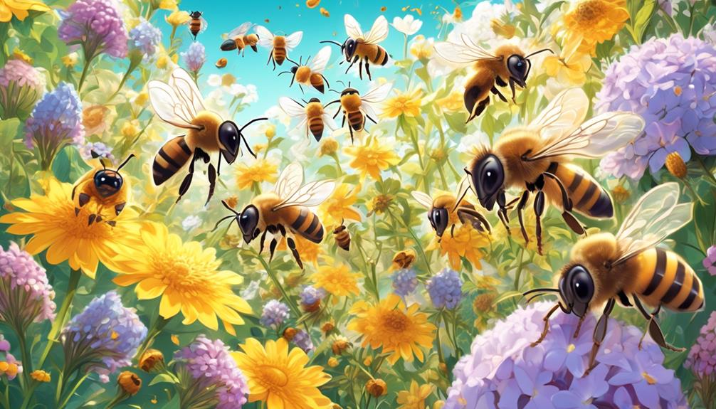 bees efficient resource utilization