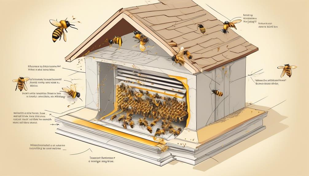 bees entering vents explained
