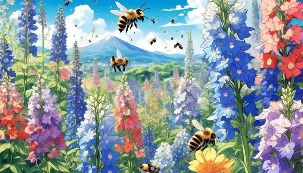 bees floral food favorites