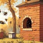 bees in the chimney