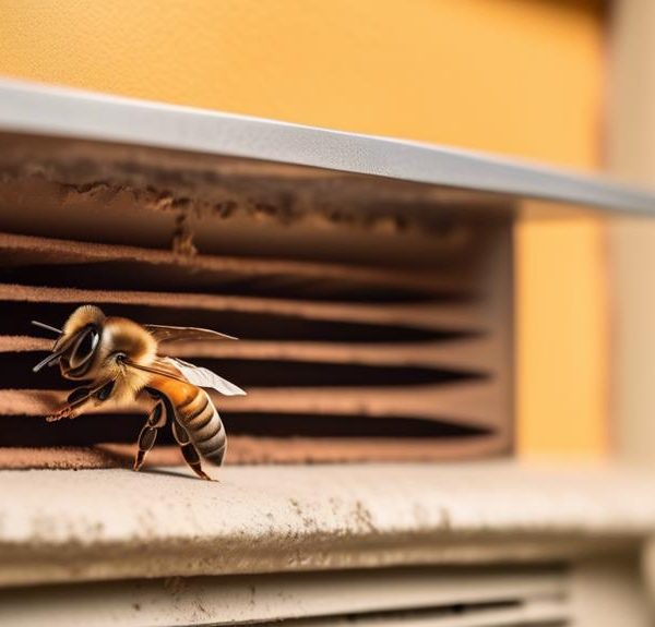 bees in vents