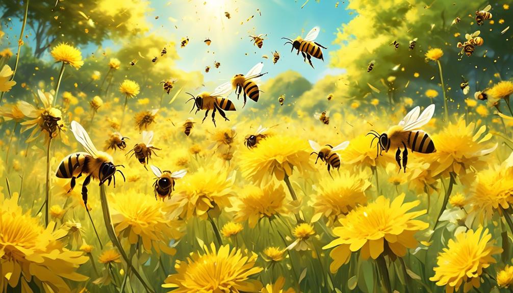 bees love yellow flowers