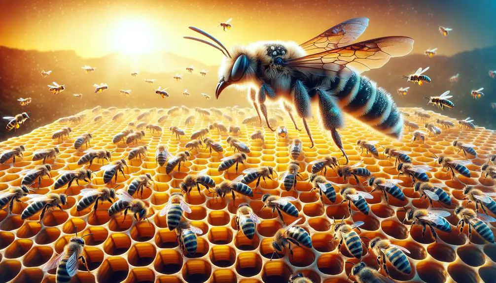 bees role in honey making
