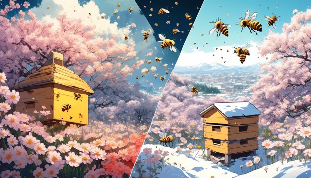 bees winter survival strategies