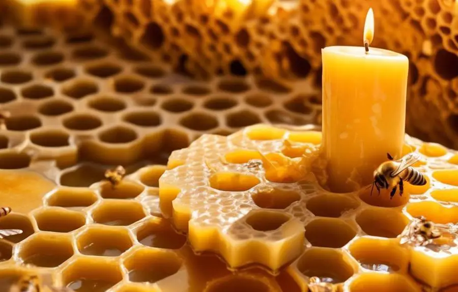 beeswax candle tunneling explained