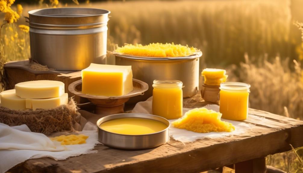 beeswax purification and filtration