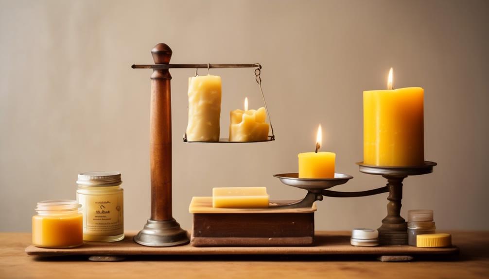 beeswax uses by weight