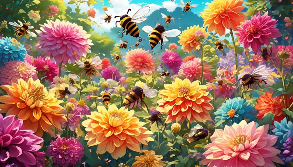 boosting bee activity in gardens