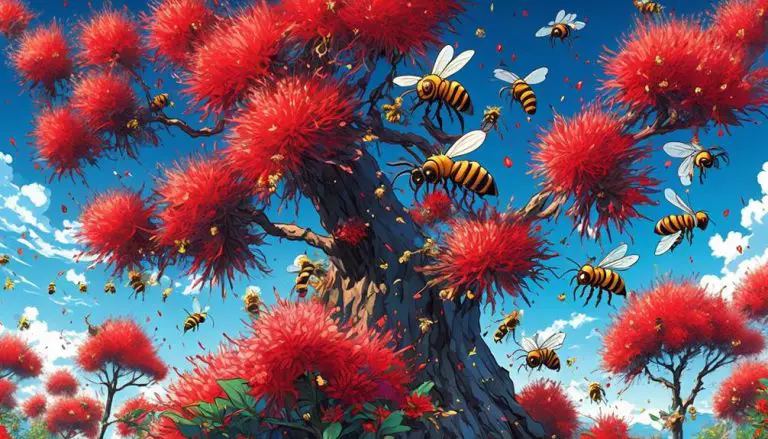 bottlebrush attracts bees interest