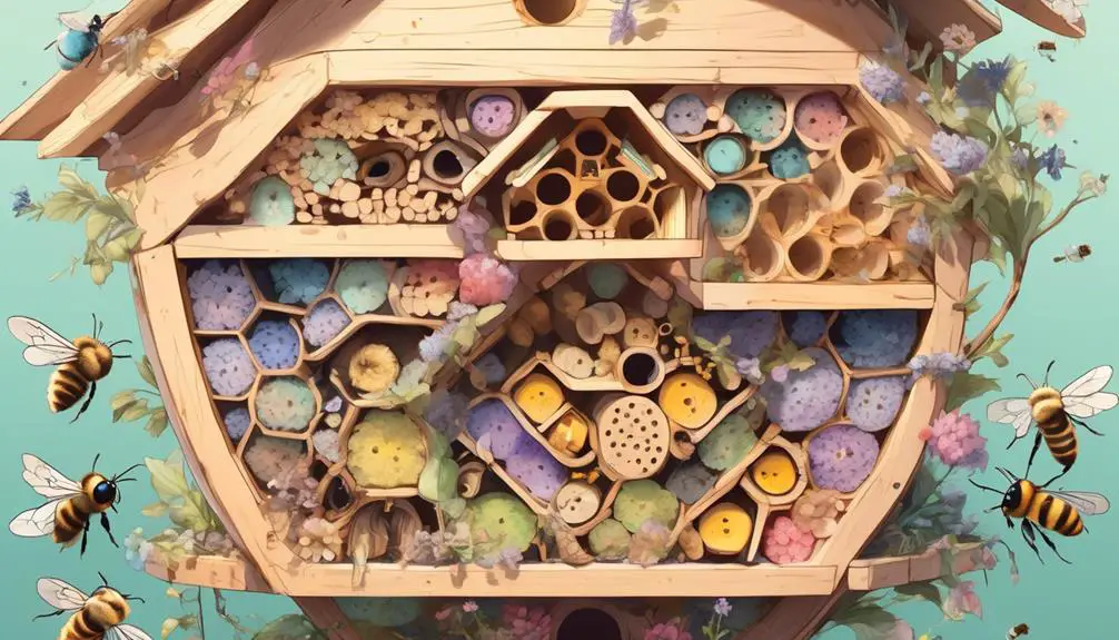 building homes for pollinators