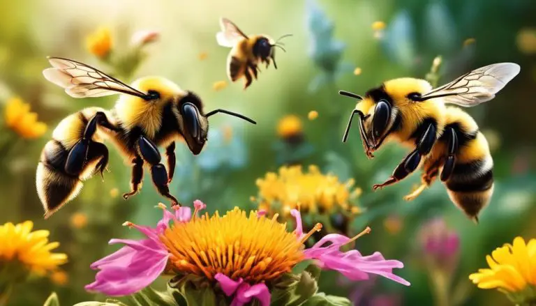 bumble bees engage in fights