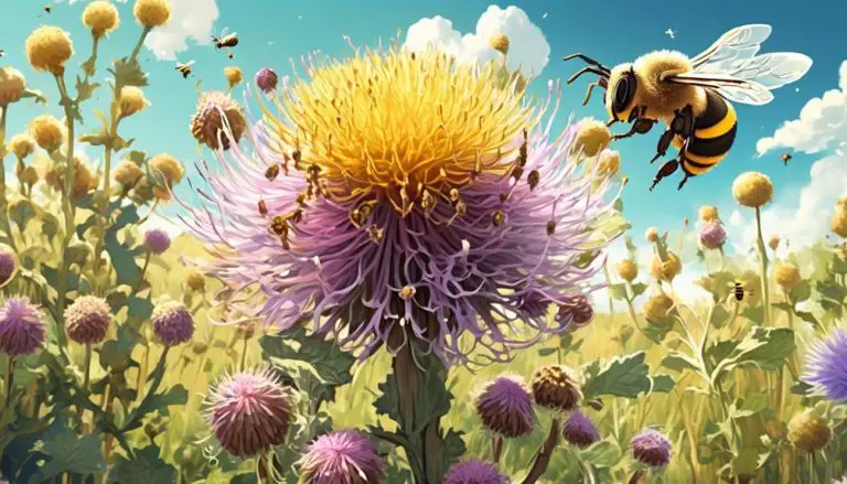 burdock root and bee attraction