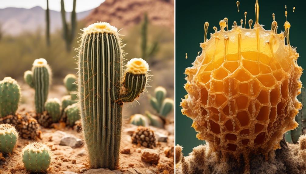 cactus sap versus honey