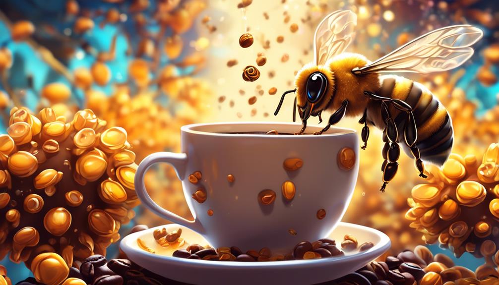 caffeine s effect on bees