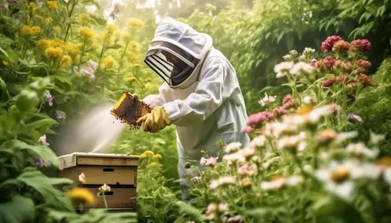 calm bees without using smoke