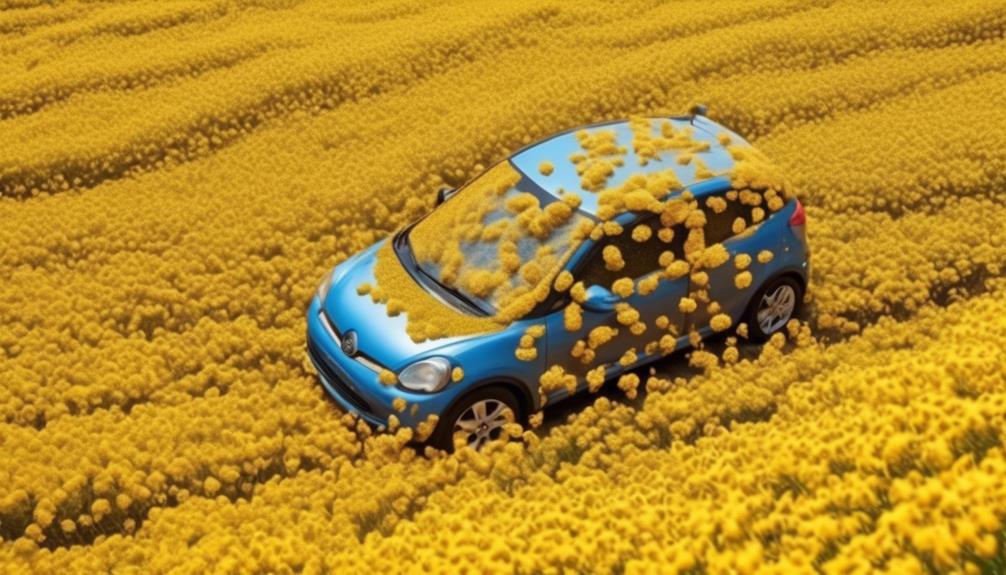 car pollen and allergies