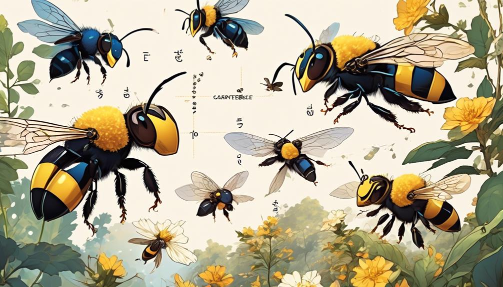 carpenter bee behavior analyzed