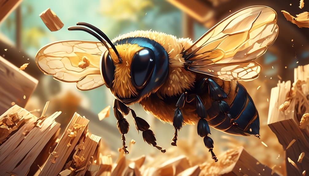 carpenter bee buzzing noise