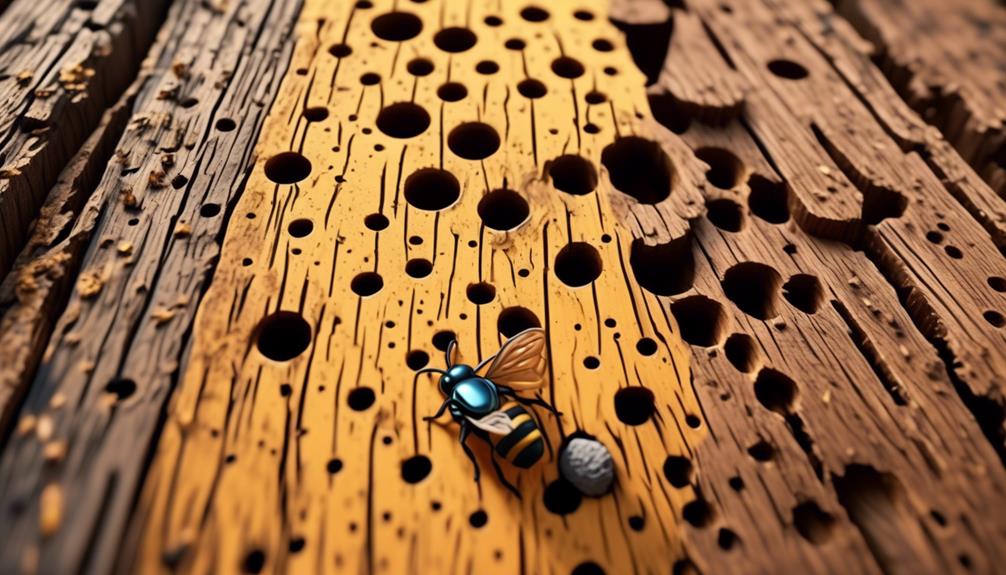 carpenter bee nest identification