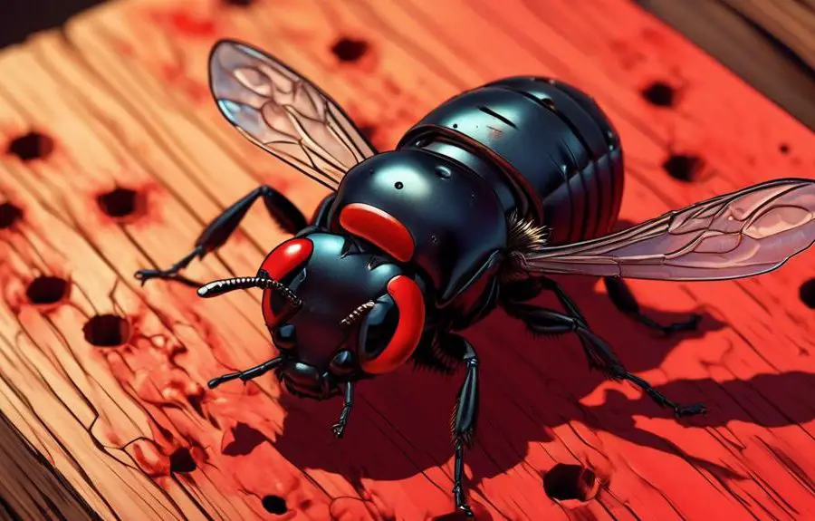 carpenter bee sting effects