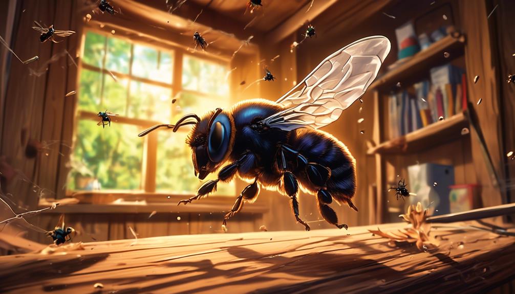 carpenter bees and dangers