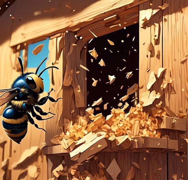 carpenter bees and home damage